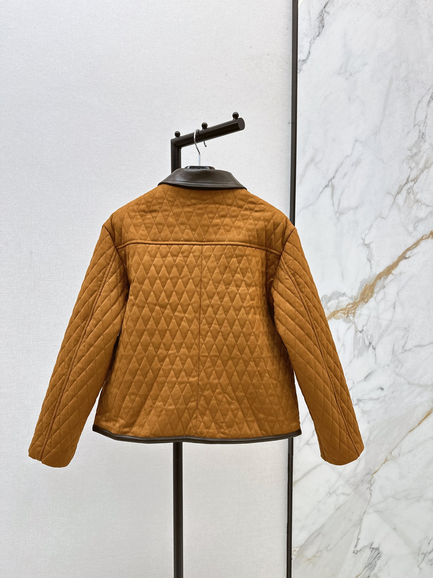 Ce 25 New diamond quilted suede jacket