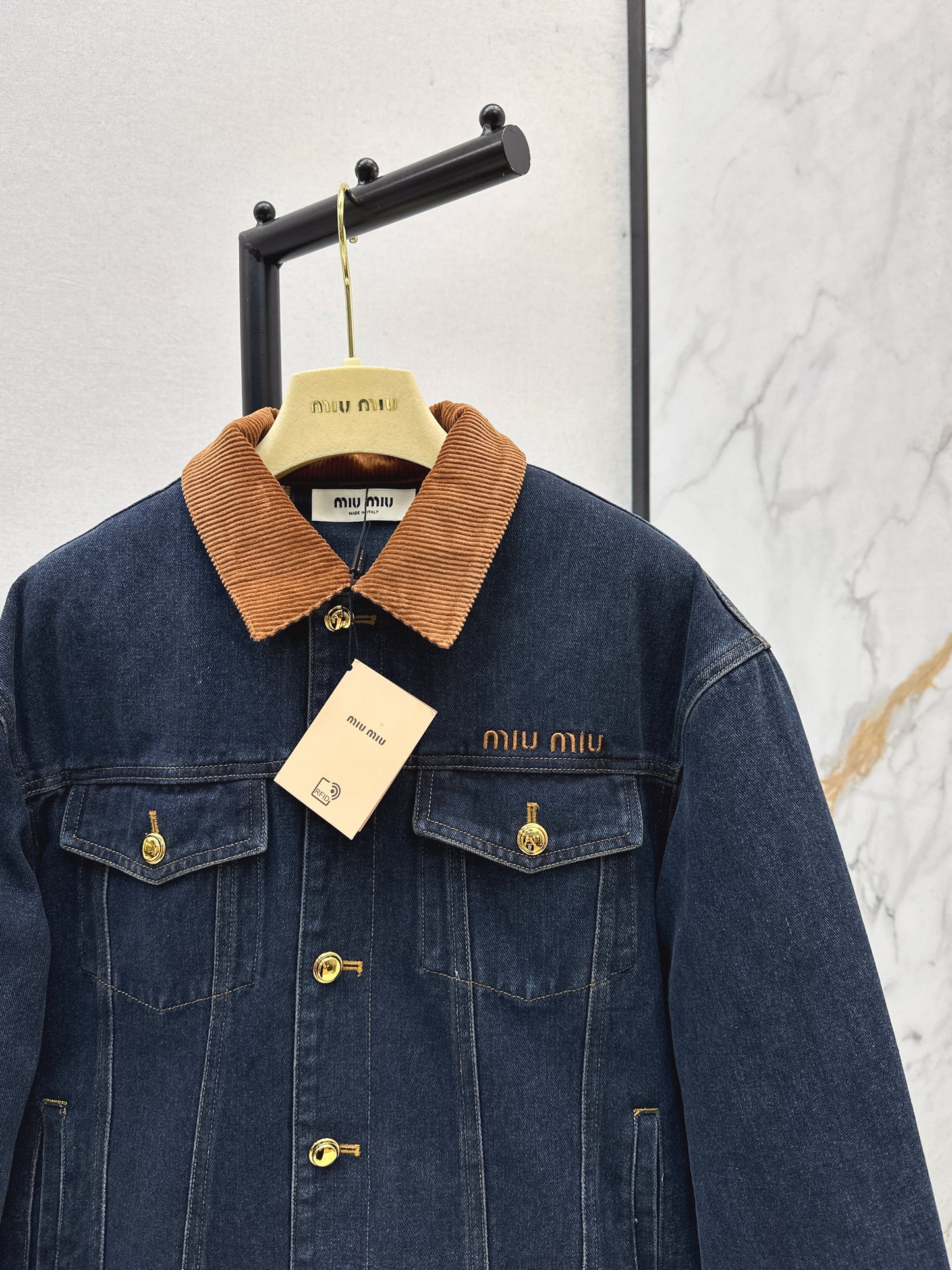 Mi 25 Lapel denim cotton jacket