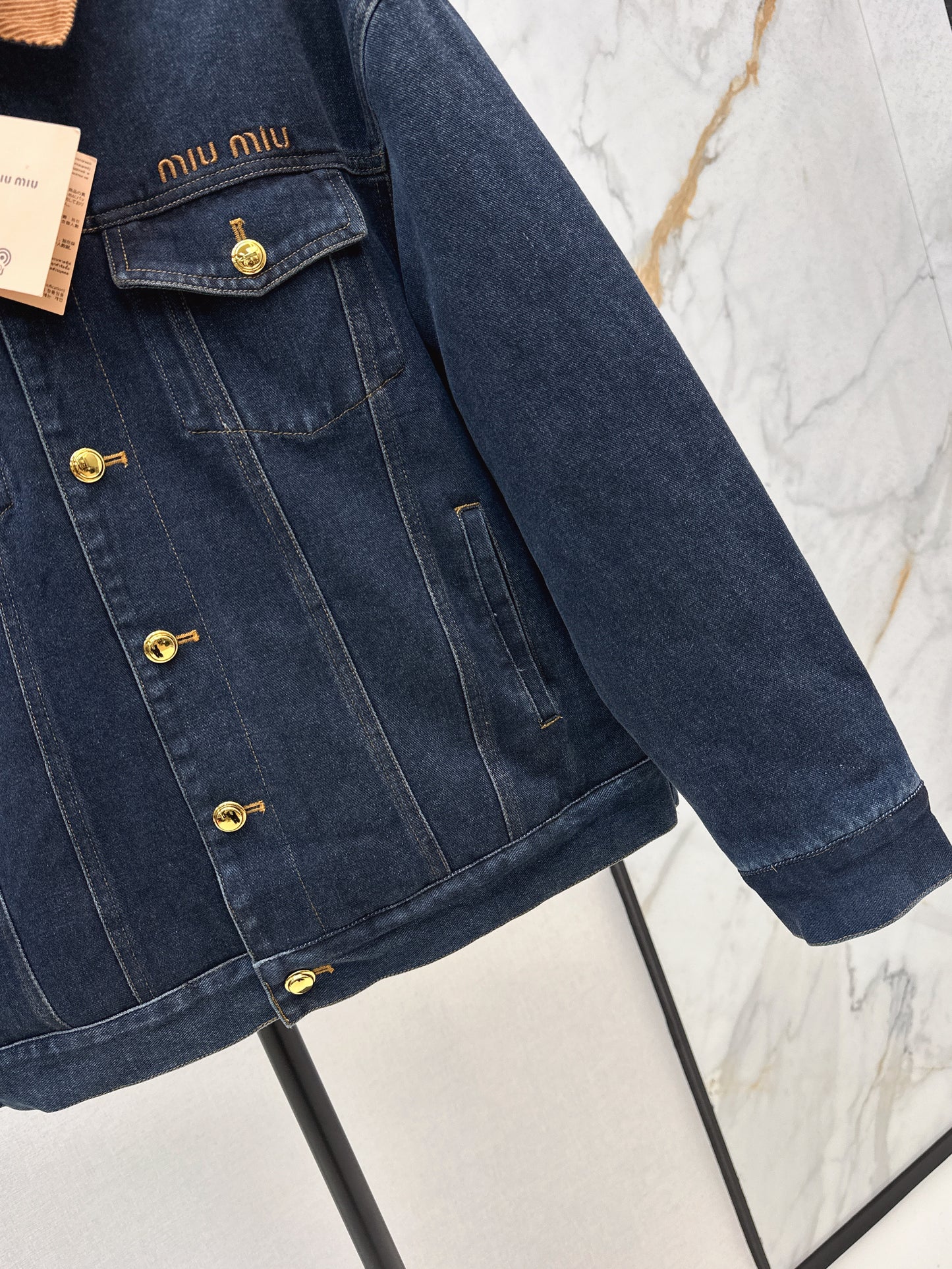 Mi 25 Lapel denim cotton jacket