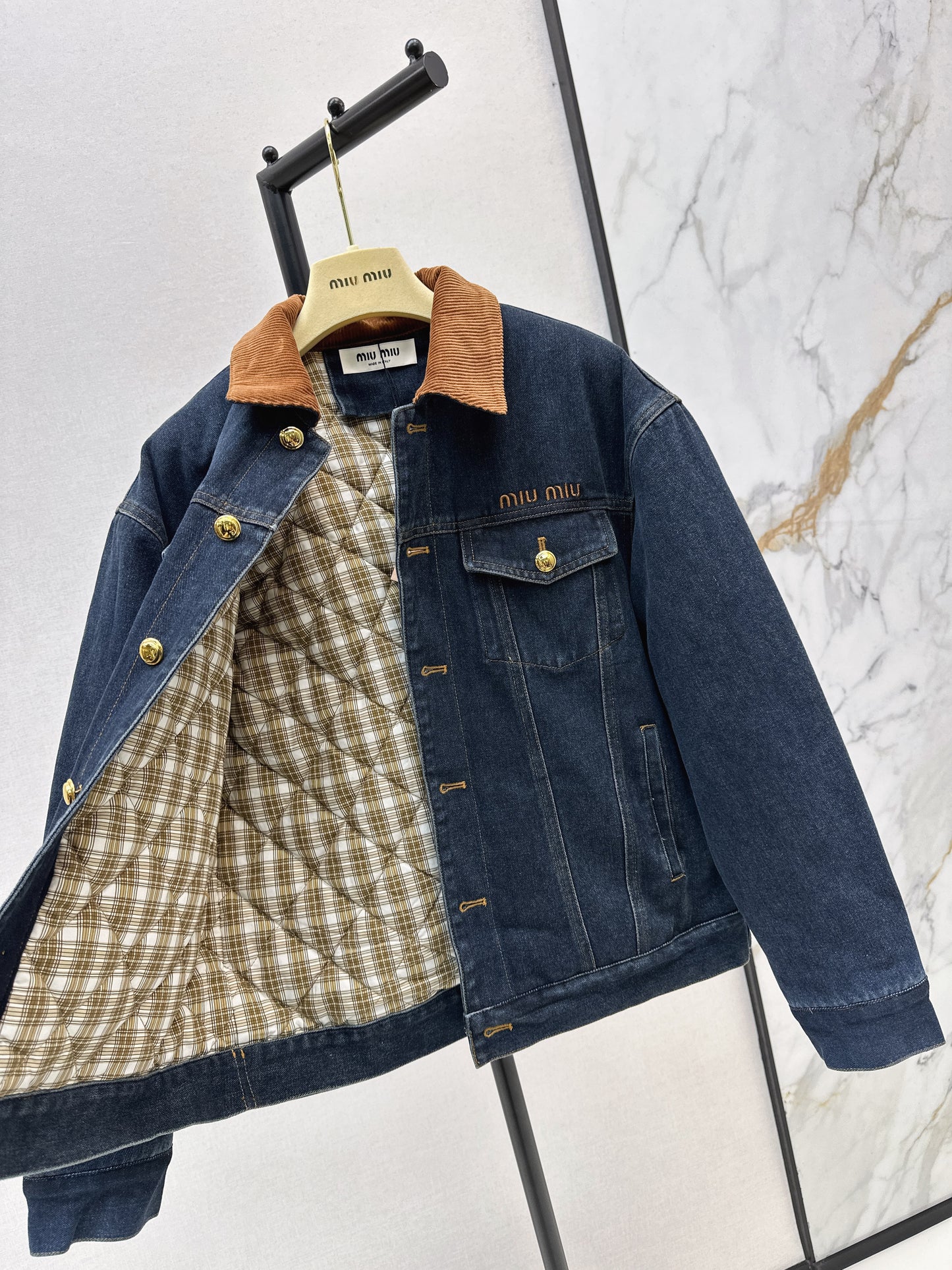 Mi 25 Lapel denim cotton jacket