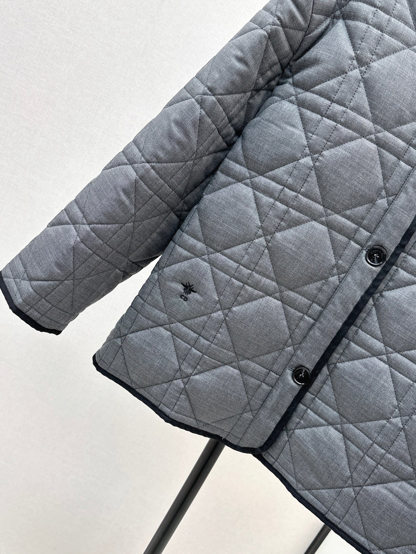 Di 25 New Princess Diana rattan check quilted cotton jacket