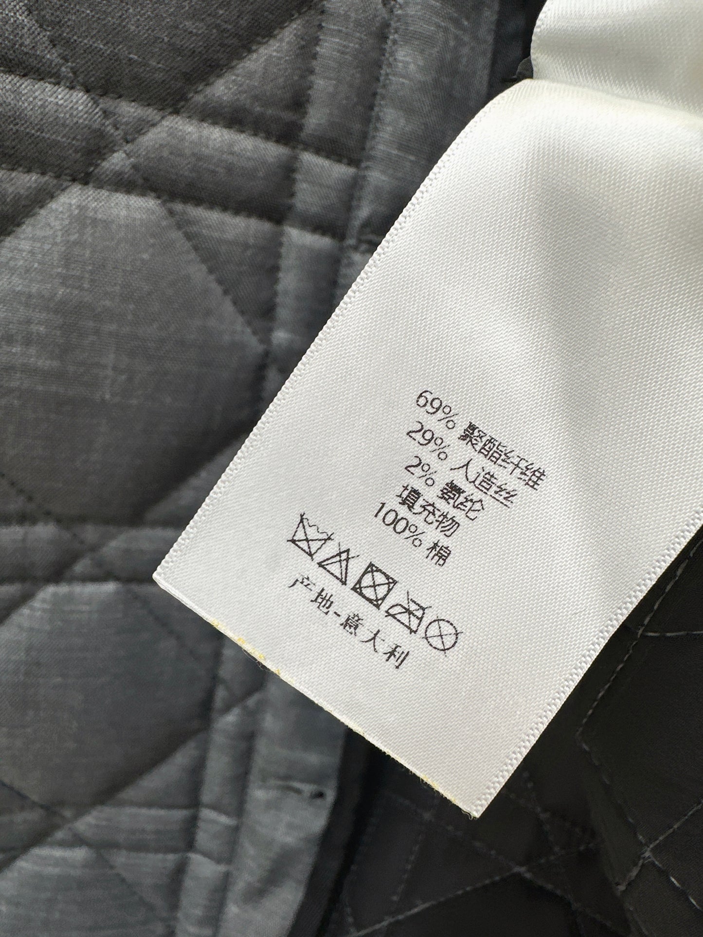 Di 25 New Princess Diana rattan check quilted cotton jacket