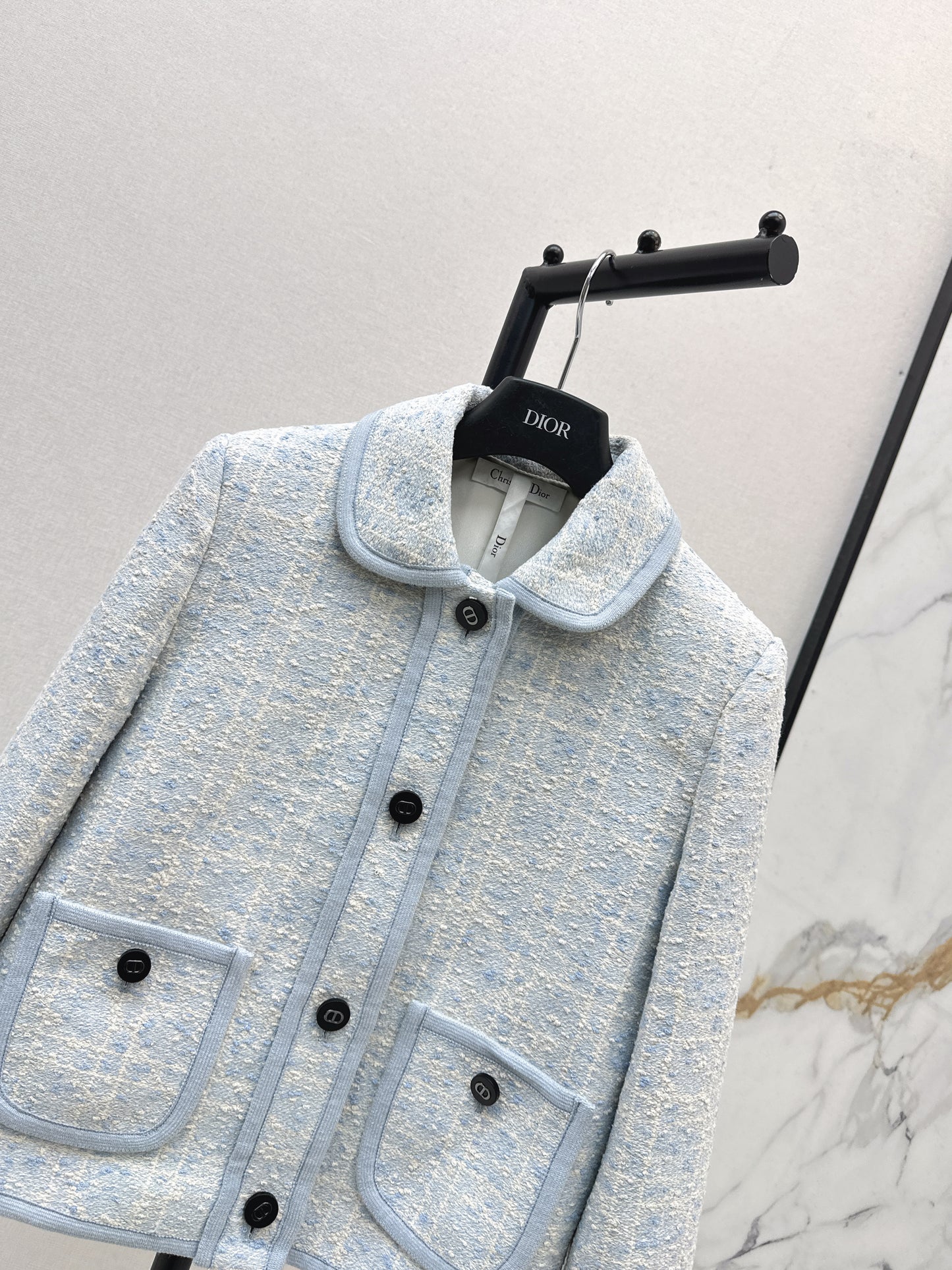Di 25 Exclusive Cannage Double Pocket Lapel Jacket