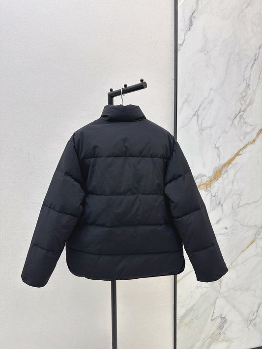 Pr 25 stand collar down jacket(KHAKI/BLACK)