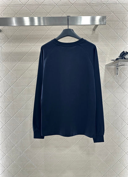 Ce 25 Round neck letter cotton long sleeved shirt