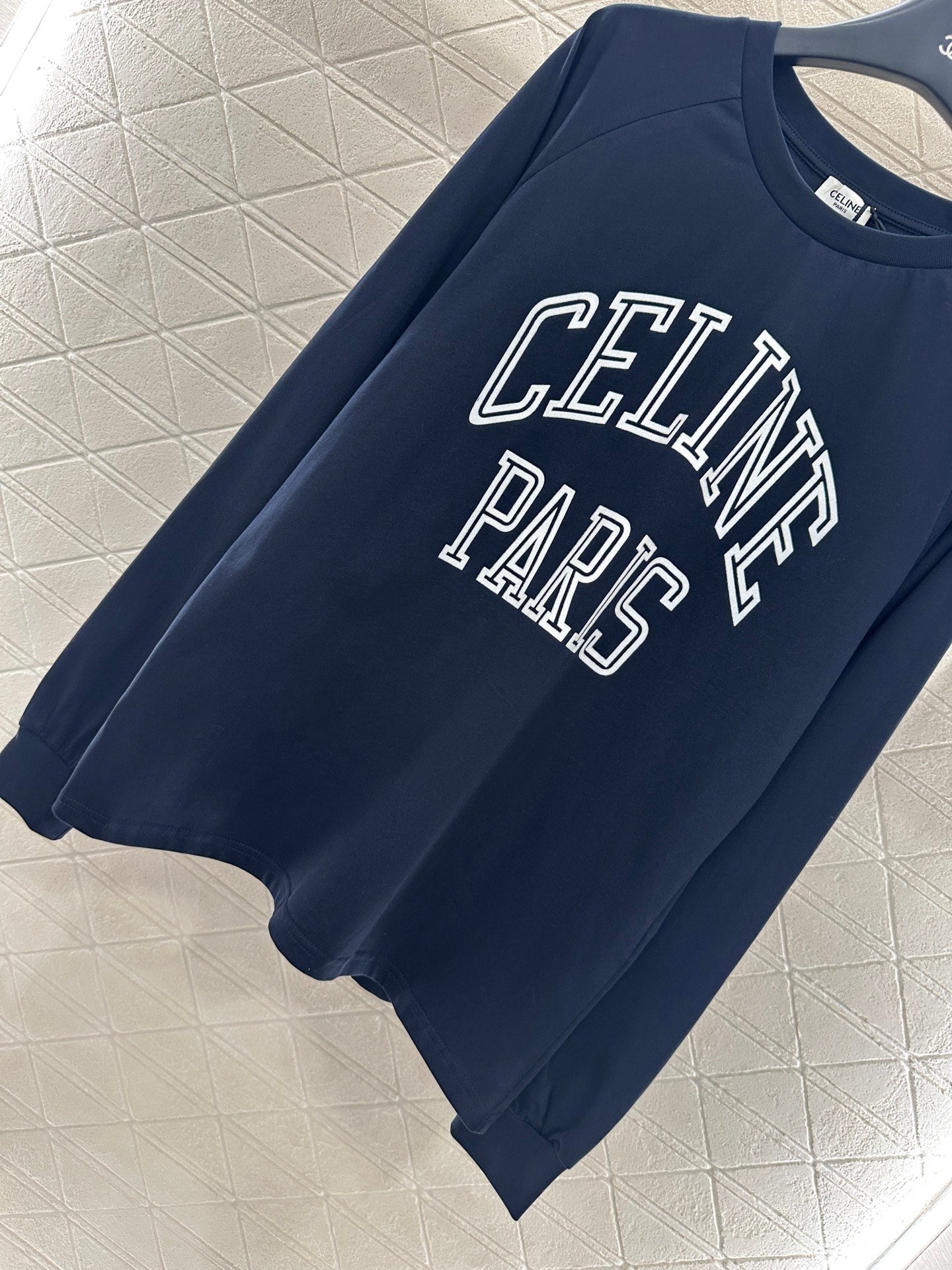 Ce 25 Round neck letter cotton long sleeved shirt
