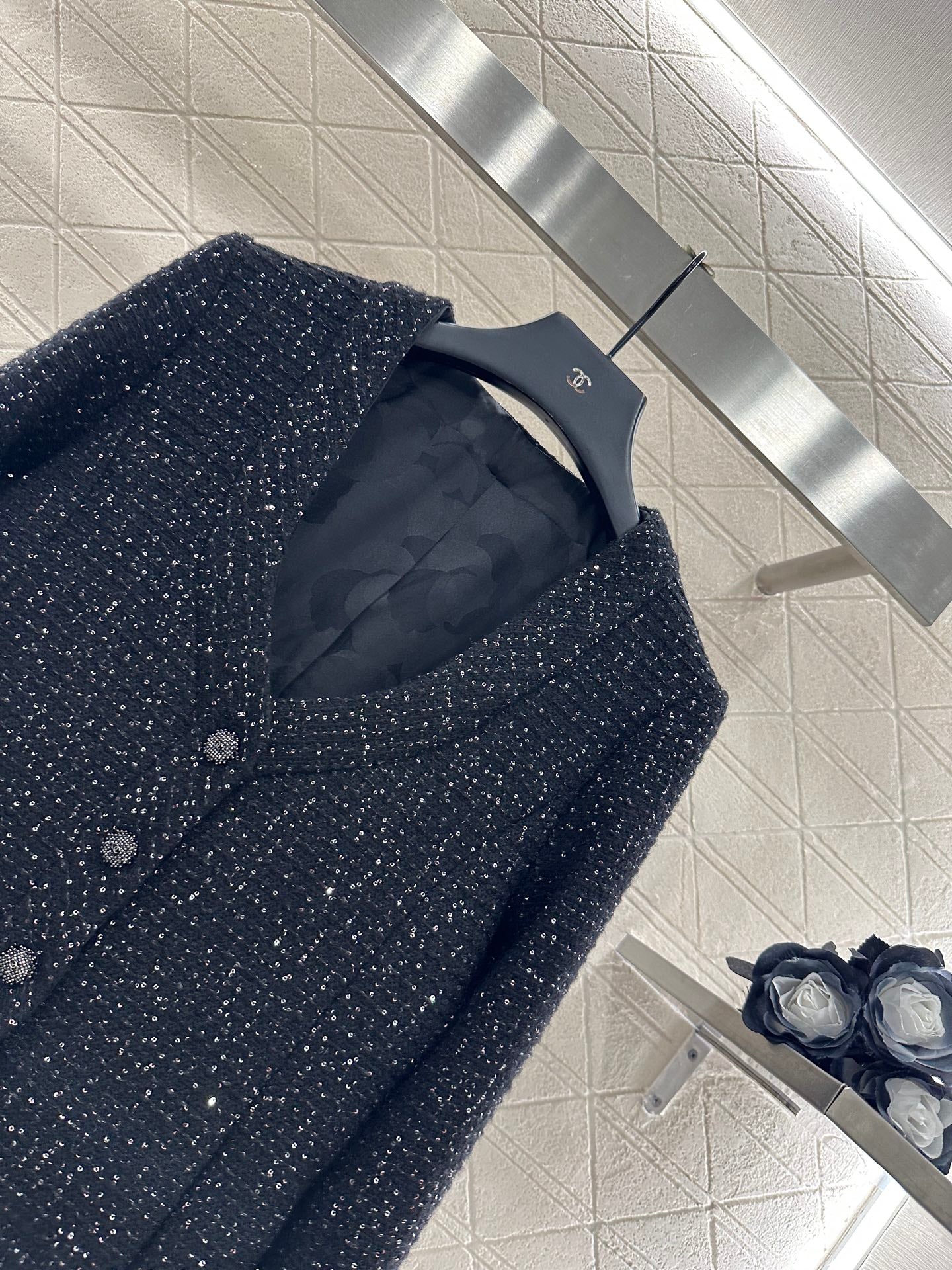 C 25 Plaid woven jacket