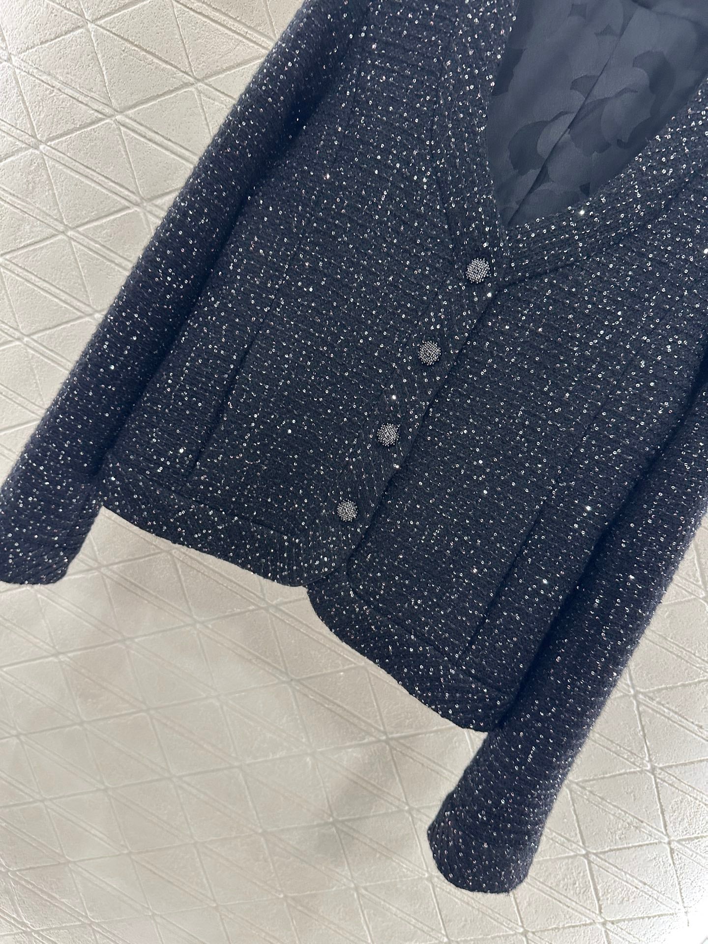 C 25 Plaid woven jacket