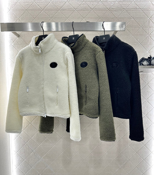 Bur 25 Particle plush zipper jacket