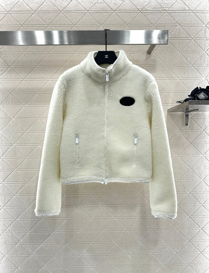 Bur 25 Particle plush zipper jacket