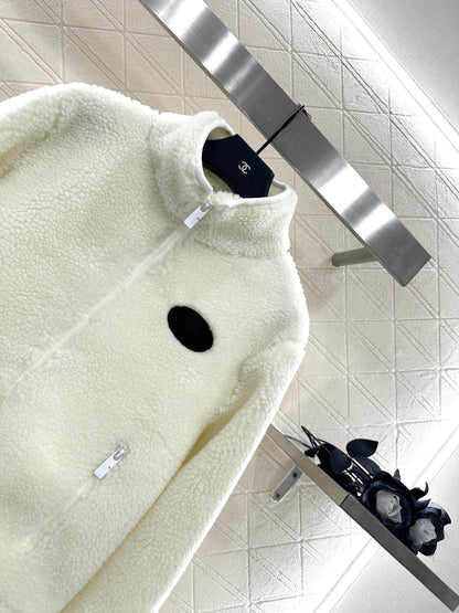 Bur 25 Particle plush zipper jacket