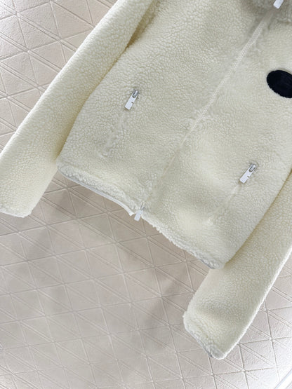 Bur 25 Particle plush zipper jacket