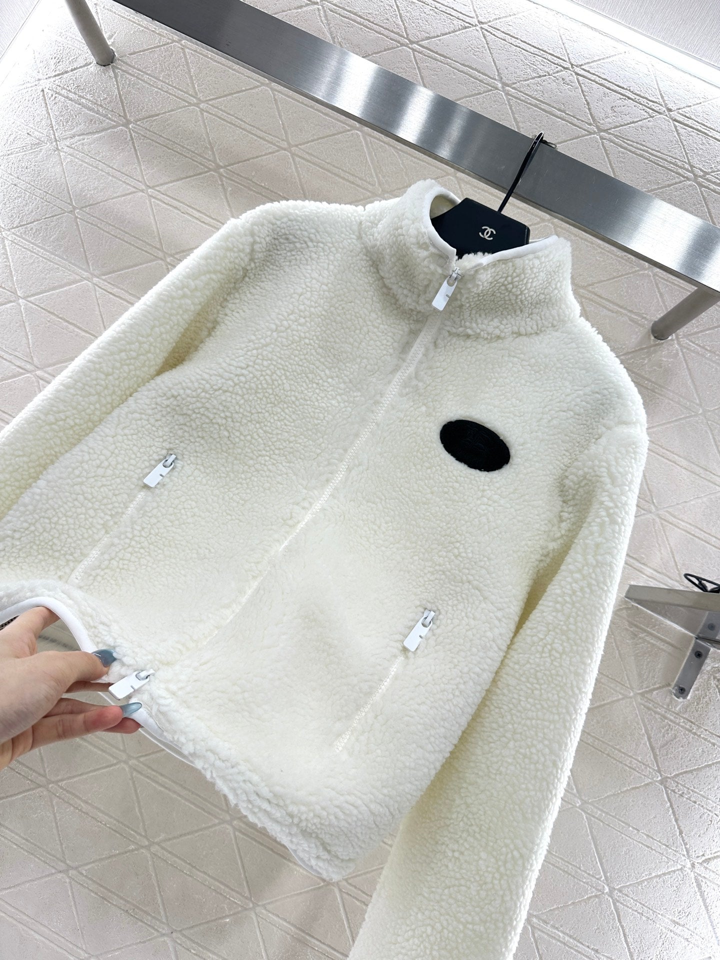 Bur 25 Particle plush zipper jacket