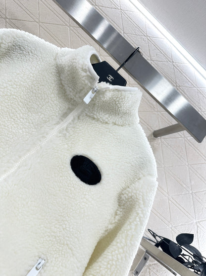 Bur 25 Particle plush zipper jacket