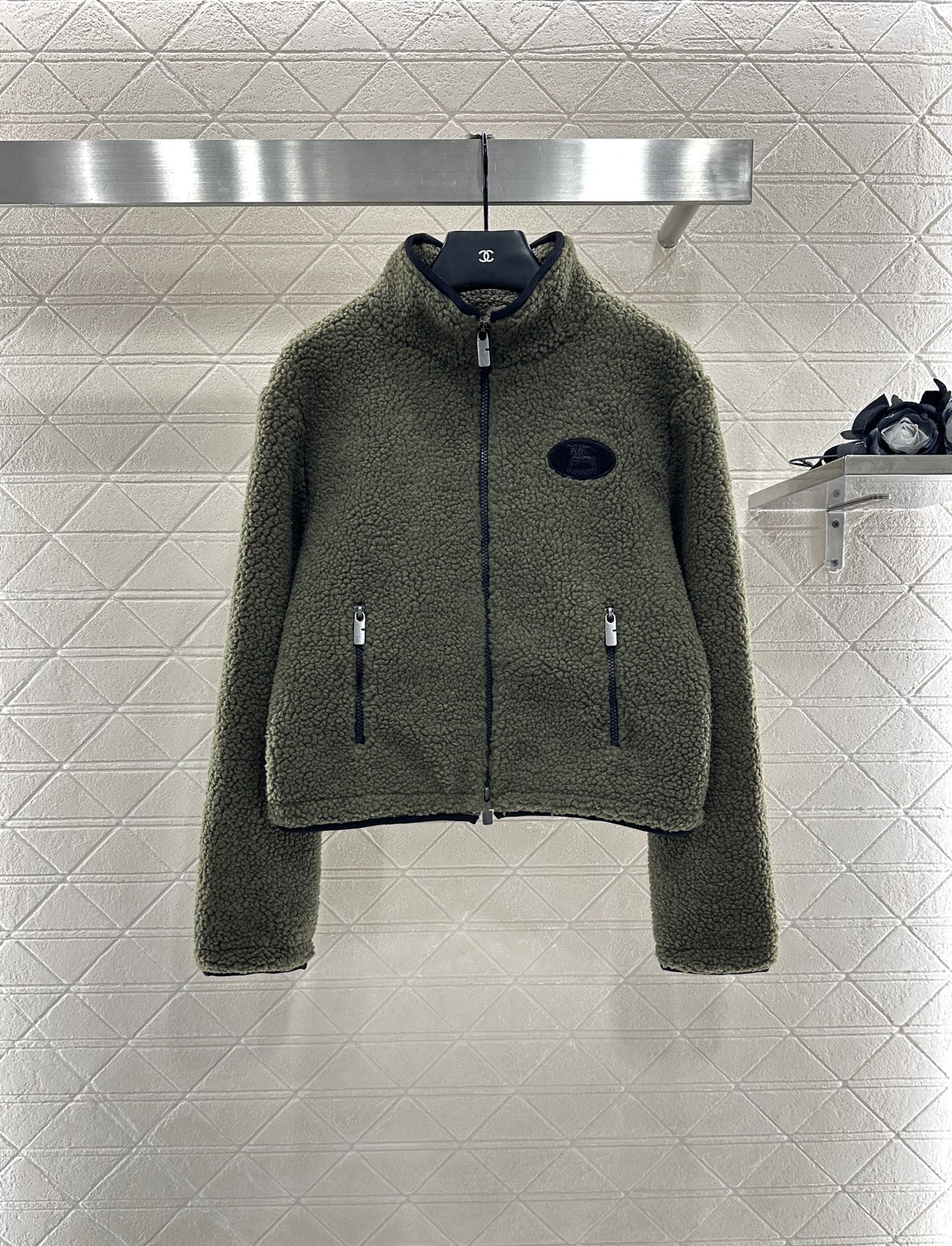 Bur 25 Particle plush zipper jacket