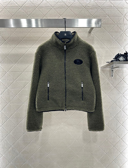 Bur 25 Particle plush zipper jacket