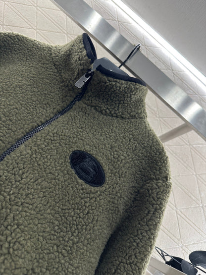 Bur 25 Particle plush zipper jacket