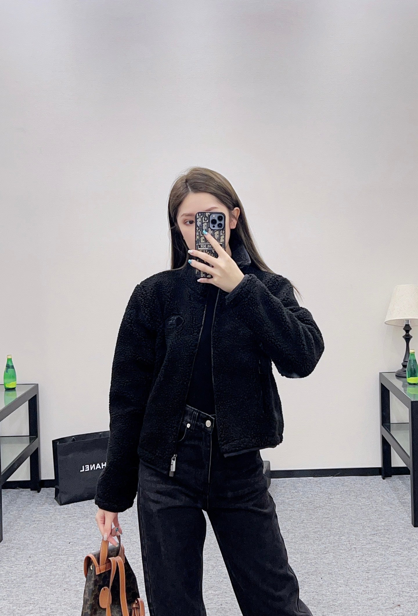Bur 25 Particle plush zipper jacket