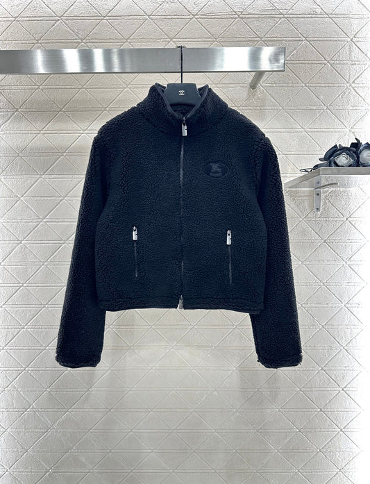 Bur 25 Particle plush zipper jacket