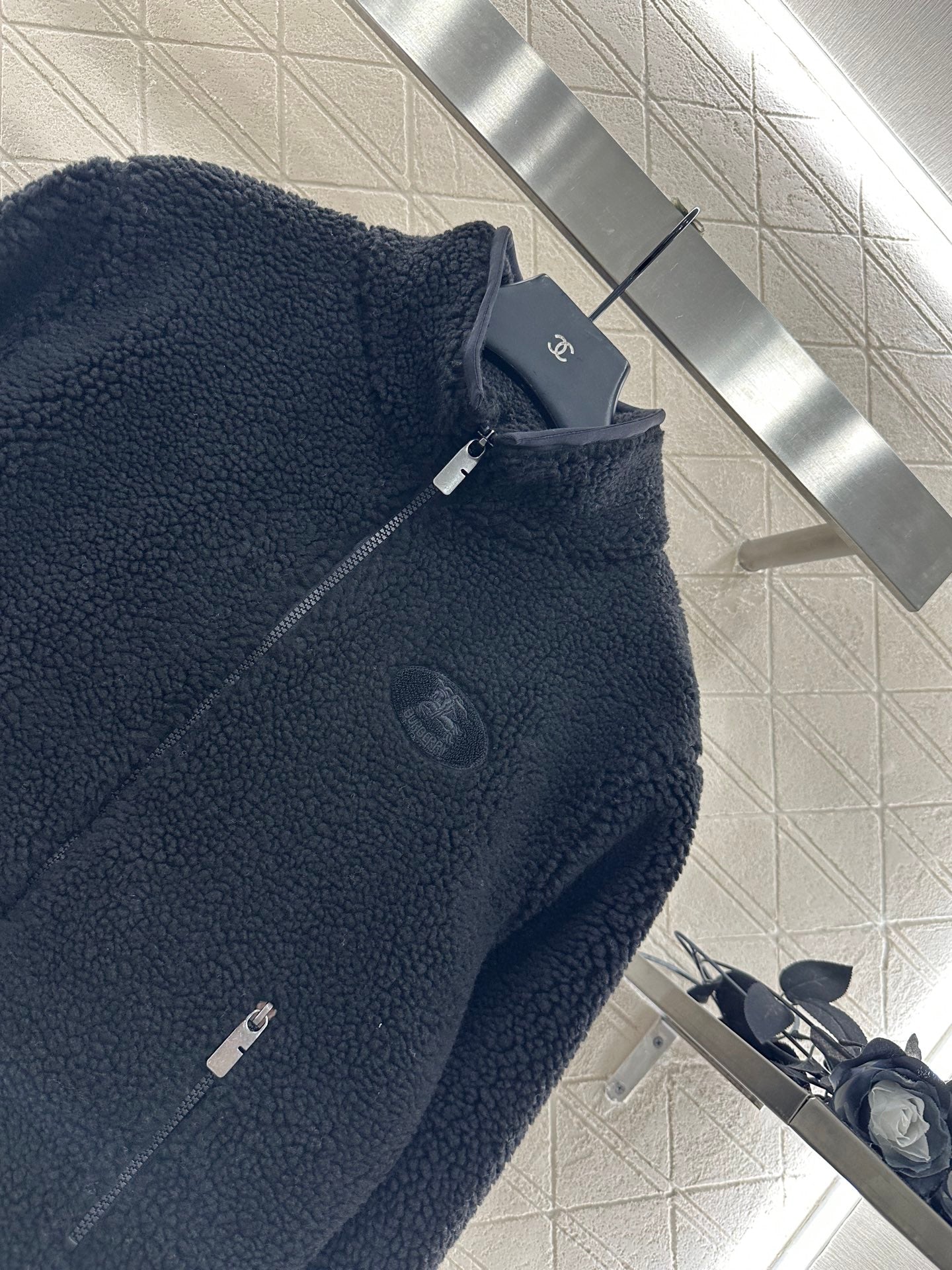 Bur 25 Particle plush zipper jacket