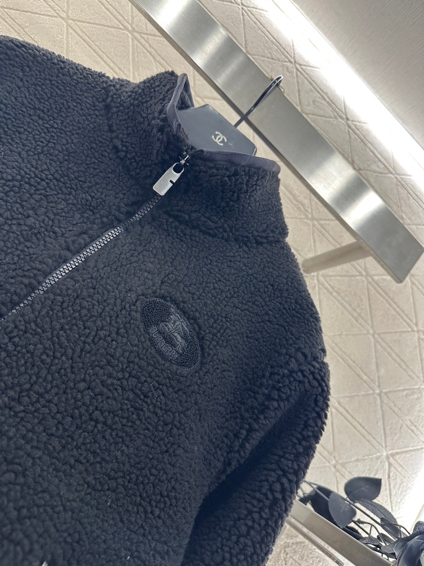 Bur 25 Particle plush zipper jacket