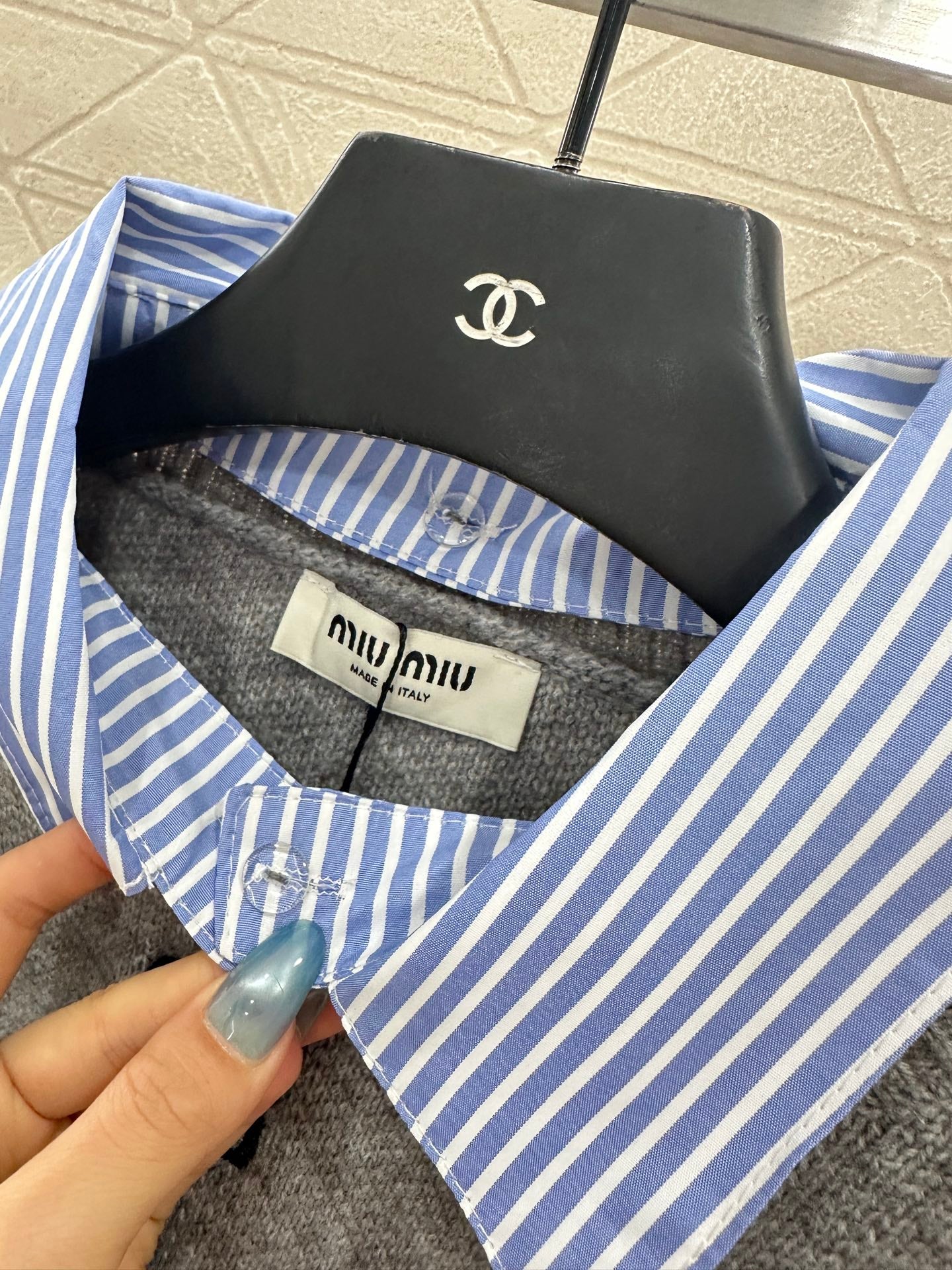 Mi 25 Knitted top and skirt set