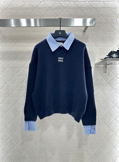 Mi 25 Knitted top and skirt set