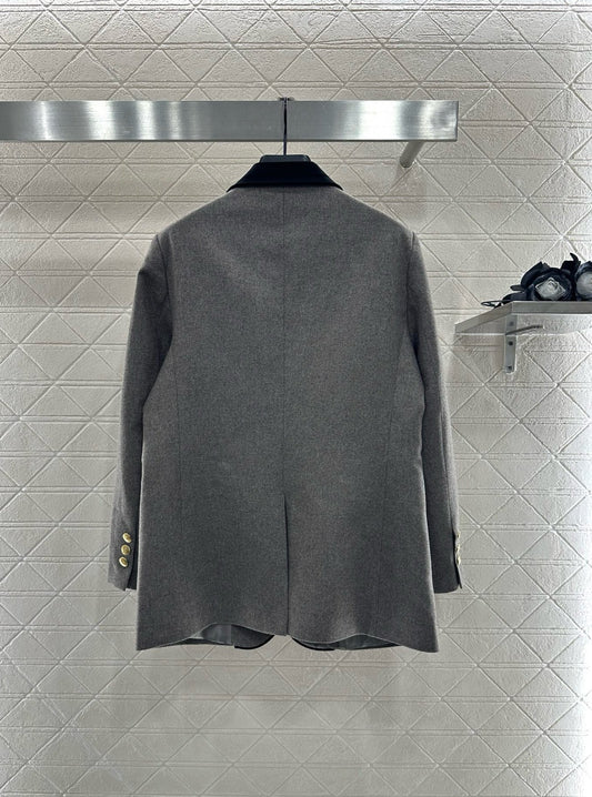Ce 25 Velvet collar suit jacket