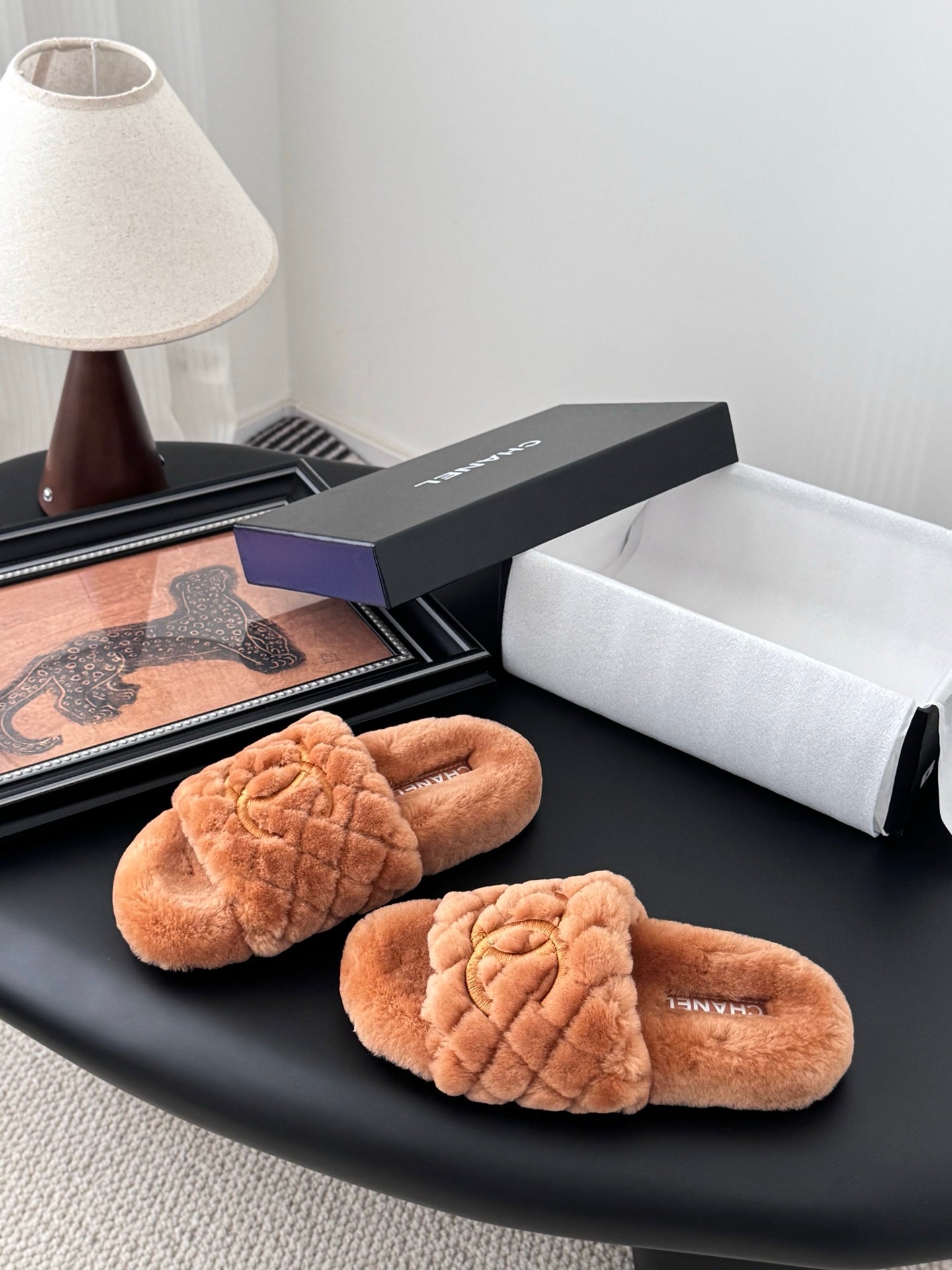 C 25K new fur slippers