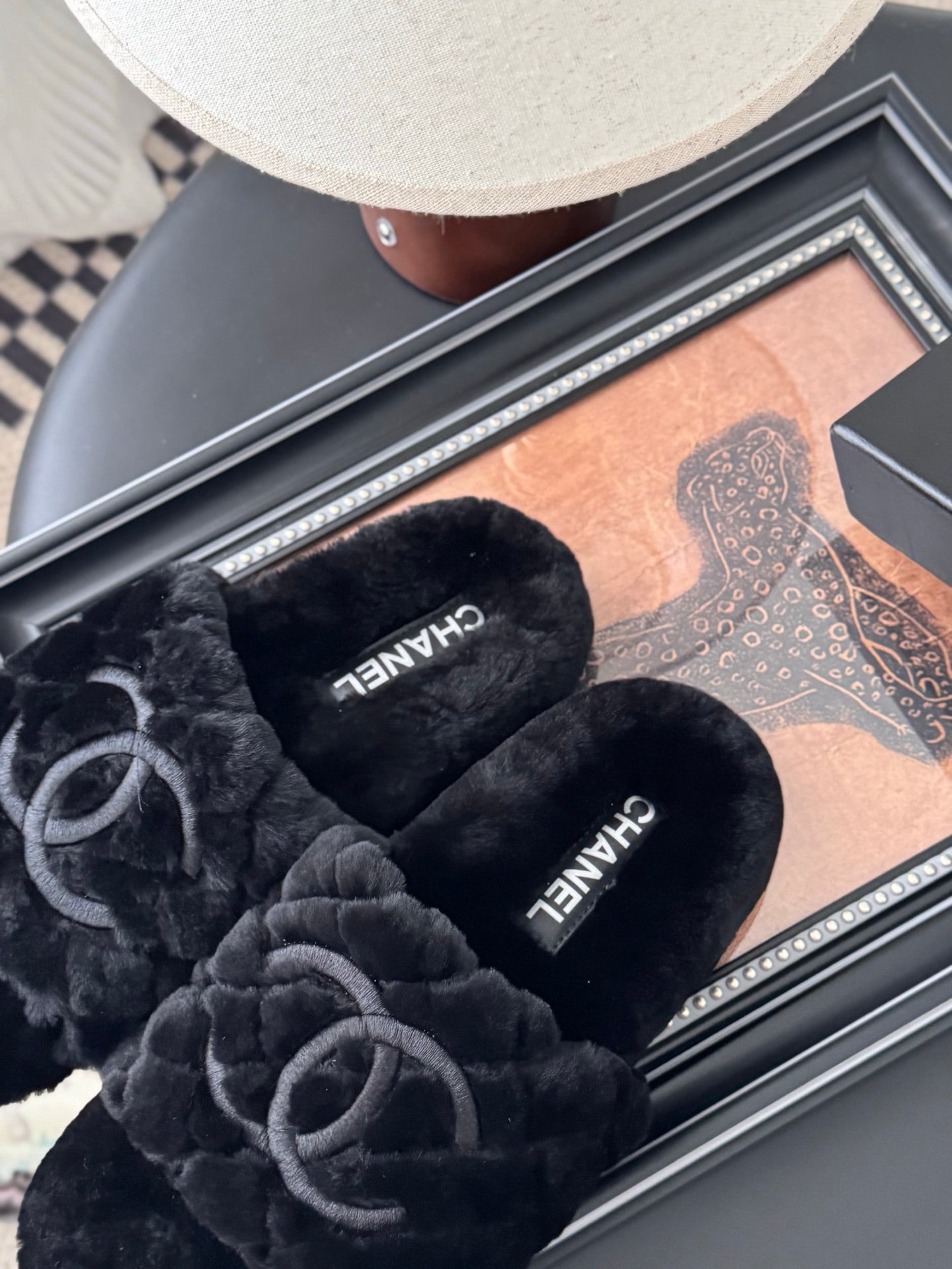 C 25K new fur slippers