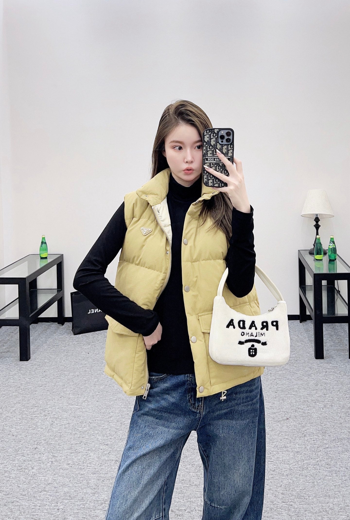 Pr 25 Standing collar down vest