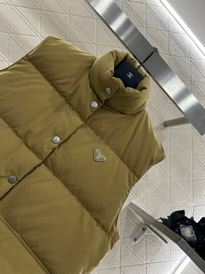 Pr 25 Standing collar down vest