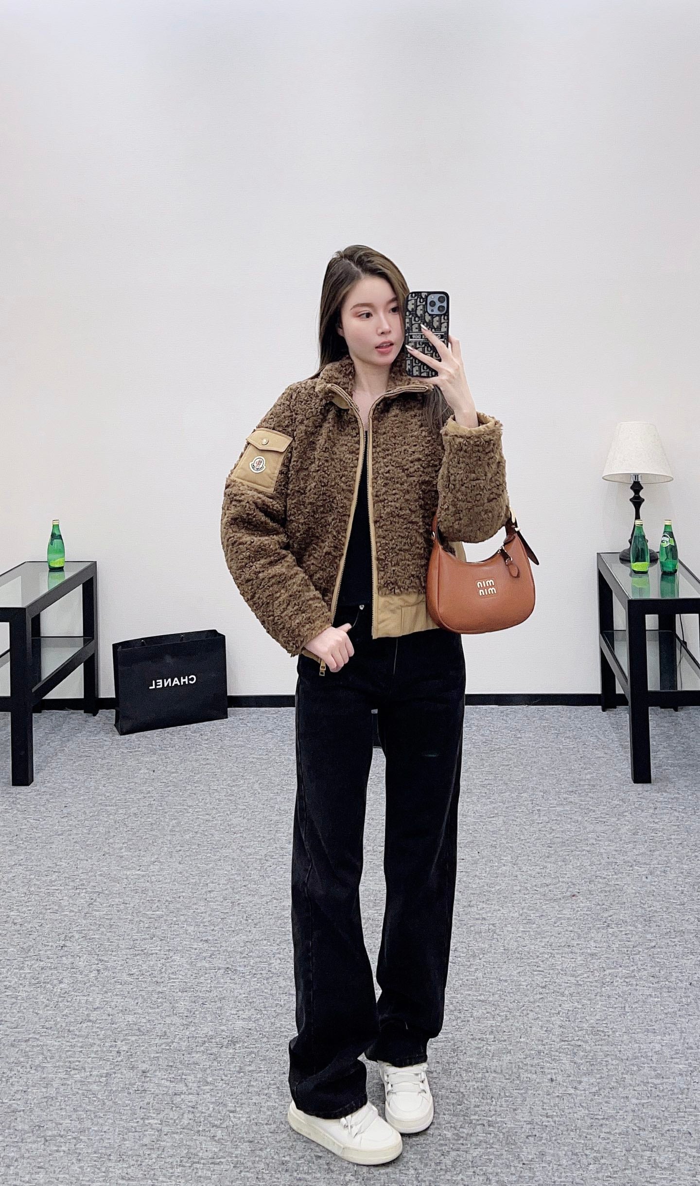 Mon 25 Teddy plush zipper down jacket