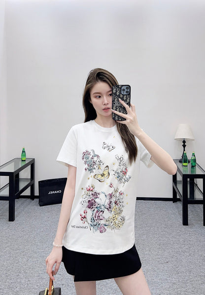 Di 25 Round neck printed all cotton 𝑇𝑒𝑒