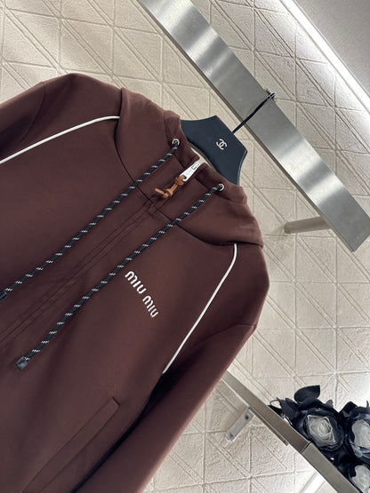 Mi 25 Hooded jacket and short skirt set