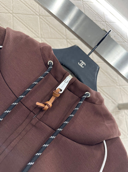 Mi 25 Hooded jacket and short skirt set