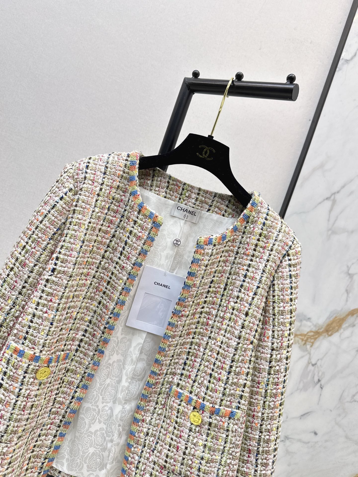 C 25 New woven woolen woolen woolen coat