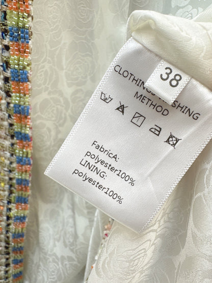 C 25 New woven woolen woolen woolen coat