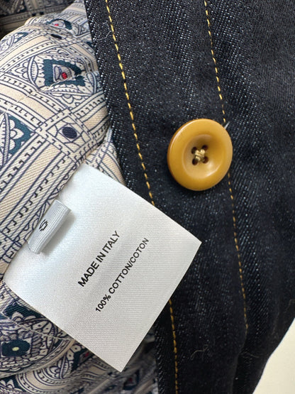 Lor 25 New collar denim cotton jacket