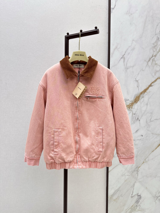 Mi 25 New collar spliced corduroy cotton jacket