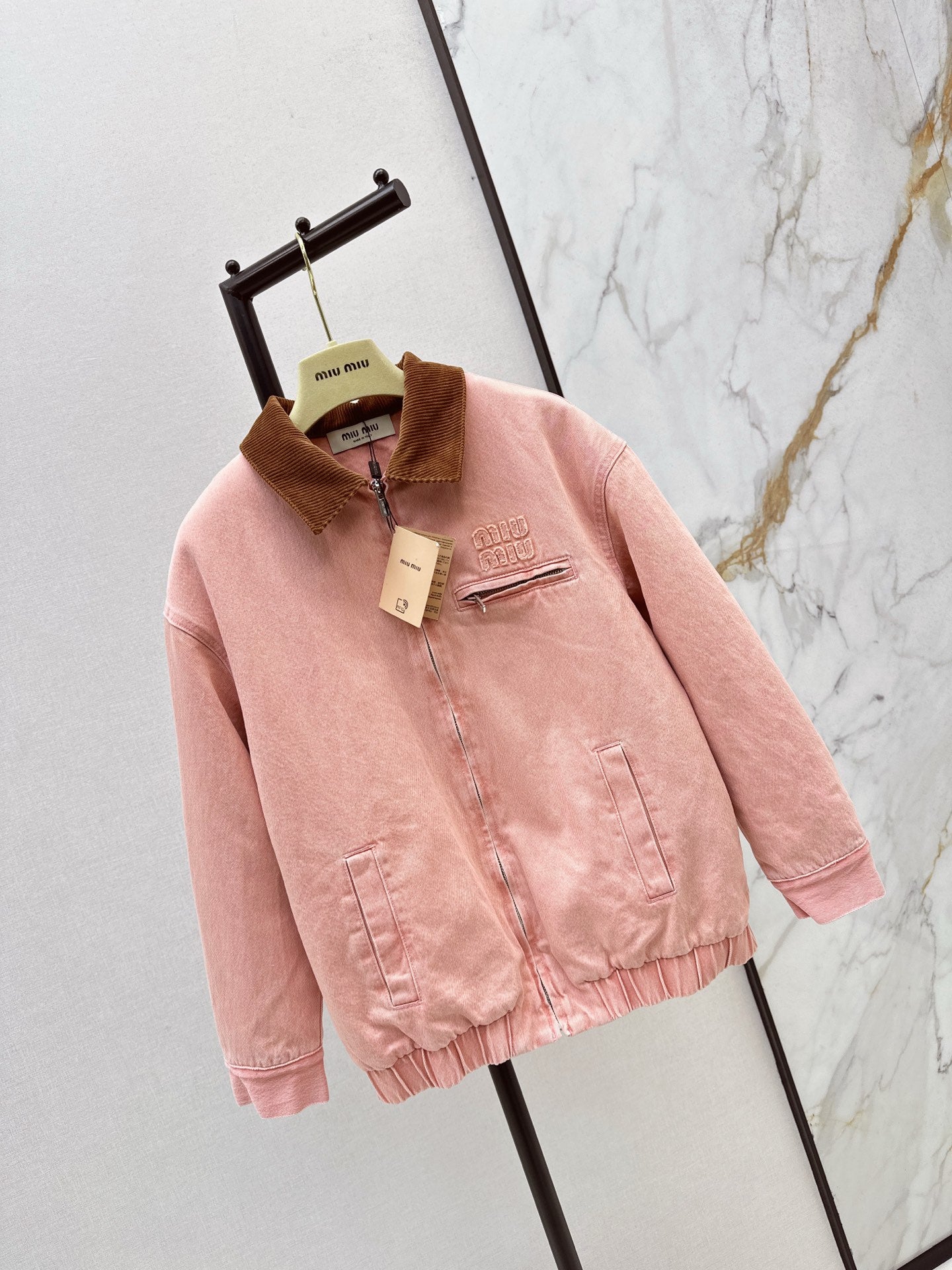 Mi 25 New collar spliced corduroy cotton jacket