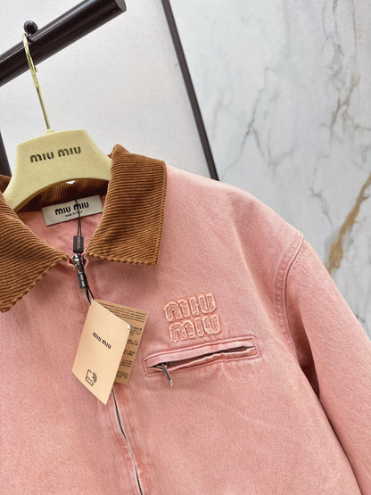 Mi 25 New collar spliced corduroy cotton jacket