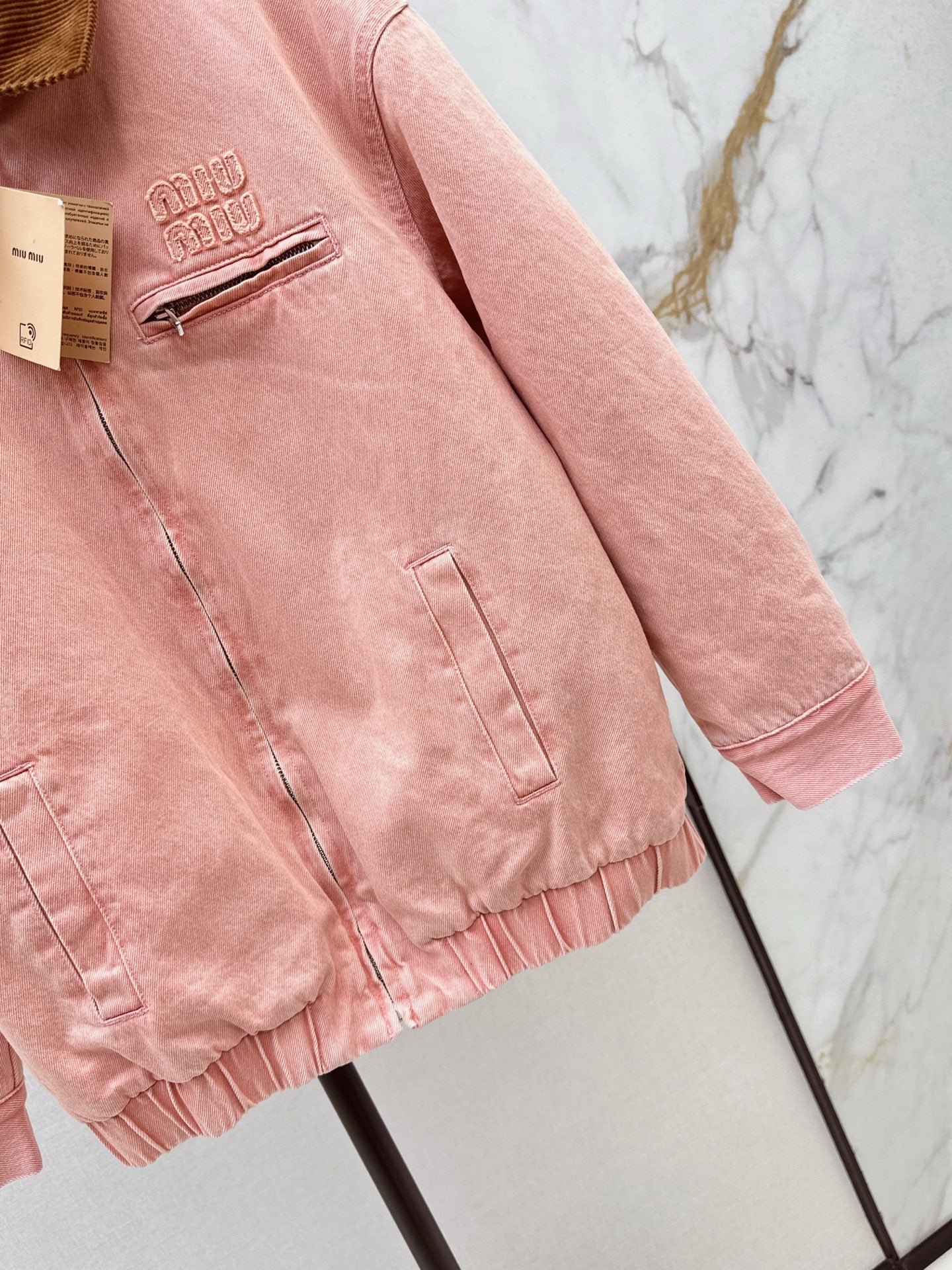 Mi 25 New collar spliced corduroy cotton jacket