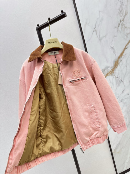 Mi 25 New collar spliced corduroy cotton jacket