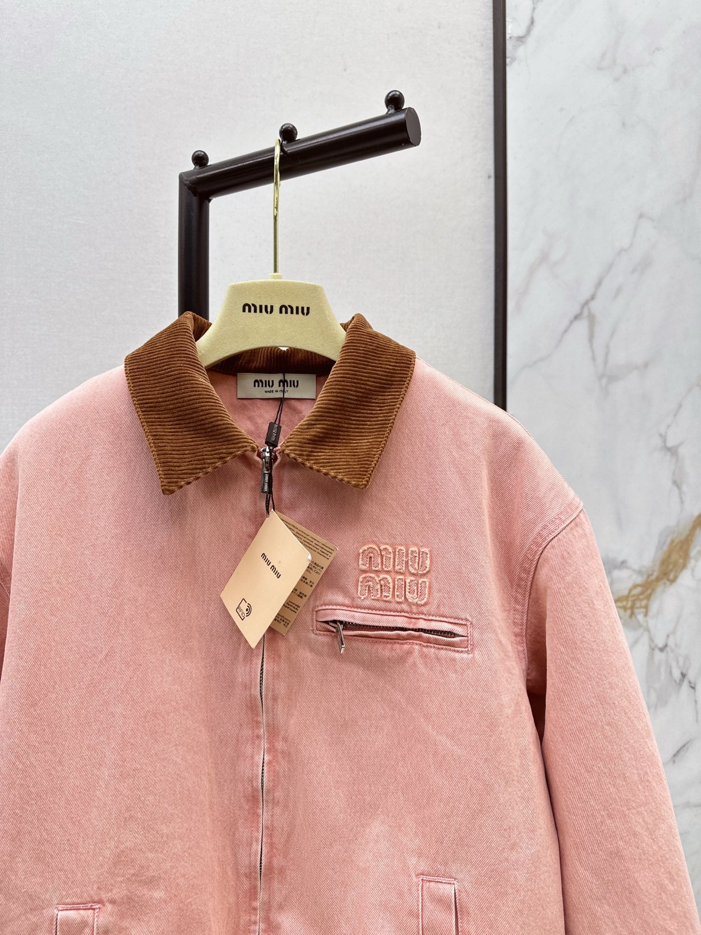 Mi 25 New collar spliced corduroy cotton jacket