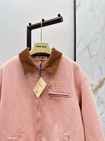 Mi 25 New collar spliced corduroy cotton jacket