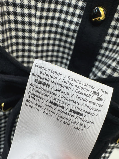 Val 25 Classic stand up collar plaid jacket