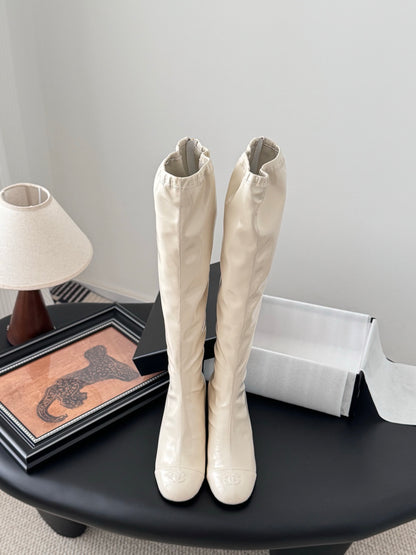 C 25K new wedge boots（BLACK/RED/KHAKI/BEIGI）