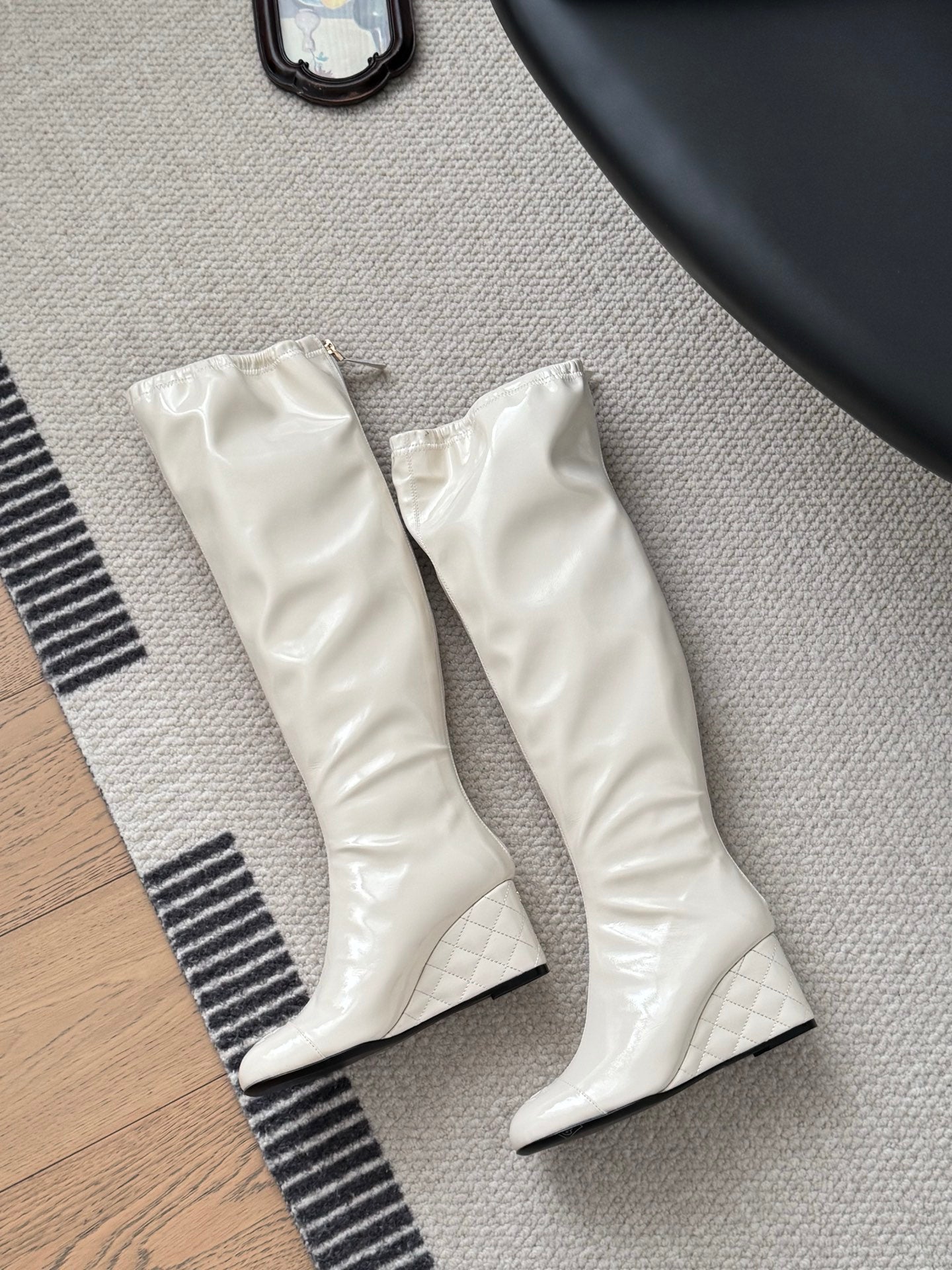 C 25K new wedge boots（BLACK/RED/KHAKI/BEIGI）
