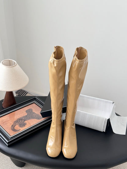 C 25K new wedge boots（BLACK/RED/KHAKI/BEIGI）